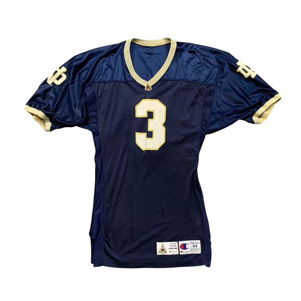 Vintage Notre Dame Fighting Irish Football Jersey Mens 44 Pro Cut Champion 90s
